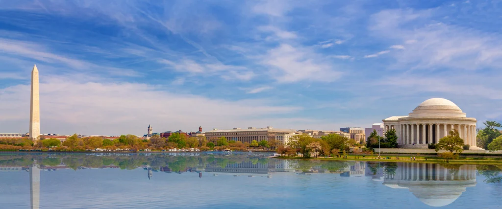 Bracewell Washington DC office page banner image, which shows the skyline of DC.