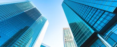 View of office buildings